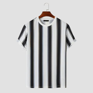 Camiseta para hombre, cómoda, de ajuste relajado, manga corta, cuello redondo, ropa de moda de algodón de primera calidad para uso informal, al aire libre y diario - Product Image 1