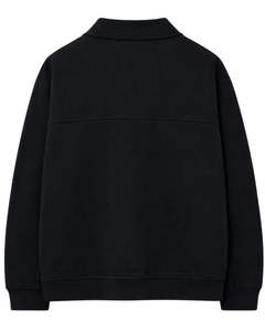 เสื้อสเวตเชิ้ตผู้ชายแบบซิป ¼  ผ้าฝ้ายฟลีซ พรีเมียม ทรงปกติ รับผลิตตามแบบ (OEM) ขายส่งจากโรงงาน ผู้ผลิตในสหรัฐอเมริกาและยุโรป - Product Image 2