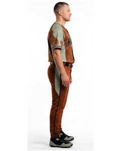 Ensemble de maillots de baseball personnalisés pour hommes, impression sublimée, tissu respirant, manches courtes, uniforme, pantalon, toutes saisons, taille adulte - Product Image 3