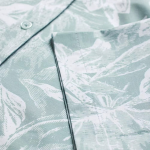 Chemise d'été personnalisée pour homme à manches courtes, 100 % lin, imprimé floral, plusieurs styles, chemise de plage imperméable - Product Image 3