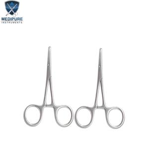 คีมหนีบหลอดเลือดคุณภาพสูง แบบตรง ทำจากเหล็กกล้าไร้สนิม ใช้สำหรับห้ามเลือด ใช้ซ้ำได้ คีมโคเชอร์ อุปกรณ์ผ่าตัด - Product Image 6