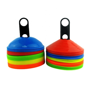 Colorful <b>Plastic</b> Training Cones Handle Stackable Eco-Friendly Foldable Water-Resistant Durable 30-Piece Set for Sports Practice - Product Image 5