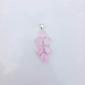 Pendentif en quartz Queen, collier bohème fait main en argent sterling 925 avec pierres précieuses, bijoux de mode pour femme, cadeau - Product Image 1