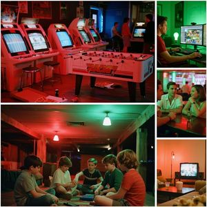 Lampadina LED E26 Base Media 60W Equivalente, 3 Temperature di Colore con Cambio Colore Rosso Verde 3CCT, LED A19 6W Vetro Trasparente 3 Colori - Product Image 4