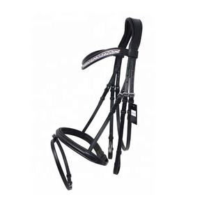 Brida de cuero para saltar caballos-/mazorca/tamaño completo personalizable su propia marca-exportador y fabricante - Product Image 2