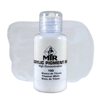Qualité Titane Blanc Fine Art Encre Haute Pigmenté Pur Acrylique Encre Diy Bouteille De 60Ml Art-Pigment-Encre Pour Artiste Peinture