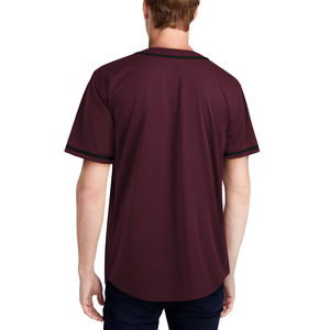 Camiseta de Béisbol Transpirable de Corte Regular con Logotipo OEM, Ropa Deportiva Personalizada de Alta Calidad con Sublimación de Tela, Último Estilo - Product Image 2