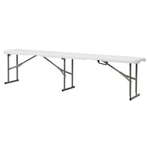 Panca Pieghevole Contemporanea da 6 Piedi per Cortile e Parco, Arredo Moderno in Legno per Patio e Giardino - Product Image 5