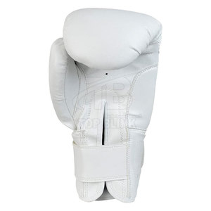 Adjustable Leather Boxing <b>Gloves</b> for <b>MMA</b> Training <b>Customized</b> Logo & Color Moisture Wicking Hook & Loop Closure - Product Image 4