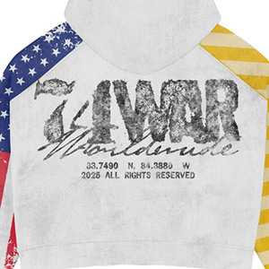 Sudadera con capucha y cremallera para hombre, estilo urbano, 100% algodón, con bolsillo, transpirable, estampado de bandera americana - Product Image 5