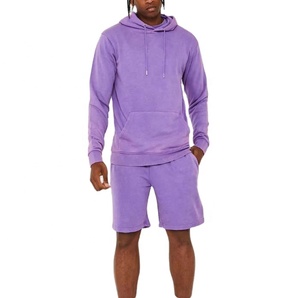 Meilleure qualité couleur unie en gros coton épais éponge français décontracté Gym course Fitness lavage à l'acide Shorts personnalisé tricoté Shorts - Product Image 4