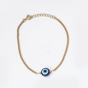Gold Plating Evil Eye Fine Charm <b>Bracelet</b> for Women Protection Jewelry Designer Fashion Accessories for Women & Girls Wedding - Product Image 1