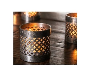 Portavelas Clásico de Hierro Metálico, Hecho a Mano, Estilo Farol Decorativo para Decoración Festiva de Mesa - Product Image 2