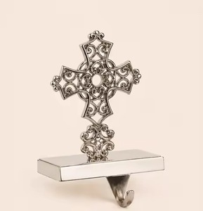 Premium Metal <b>Stocking</b> <b>Holder</b> <b>Christmas</b> Hook for Holiday Decoration and Gift Display - Product Image 2