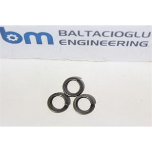 แหวนล็อคสปริงเหล็กกล้าคาร์บอนคุณภาพสูง แต่แหวนล็อคแบบแยกที่มีแรงดึงสูง ทนทาน ป้องกันการสั่นสะเทือน อุปกรณ์ยึดติดอุตสาหกรรม - Product Image 2