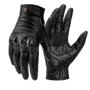 Guantes de Motociclismo de Cuero Transpirable Motowolf Originales - Product Image 1