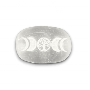 Meilleur Prix Sélénite Spirituelle Pierres De Palmier Poli Gravé Arbre De Vie Feng Shui Style Mascotte Acheter Maintenant! - Product Image 1