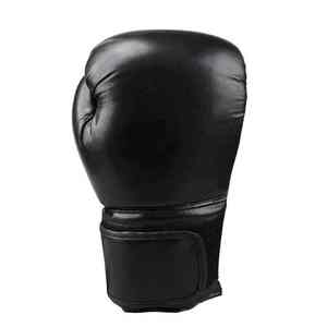 Gants de boxe de combat en cuir véritable et polyester de haute qualité, design 2026, avec logo personnalisé, respirants et fermeture auto-agrippante - Product Image 2