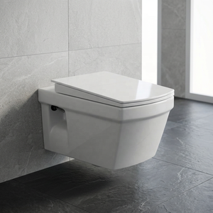 Luxurious Wall Hung Toilet High Pressure Rimless <b>Ceramic</b> WC <b>Pan</b> Modern Wall Mounted Bathroom Sanitary Ware - Product Image 6