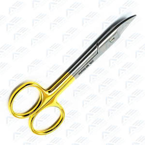 Ciseaux chirurgicaux dentaires droits de 12cm ciseaux Metzenbaum universels manuels avec inserts en carbure de tungstène Instruments médicaux - Product Image 3