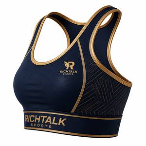 Precio bajo, más vendido, secado rápido, sujetador de sublimación para mujer, servicio OEM, diseño personalizado a precio asequible, hecho en Pakistán. - Product Image 3