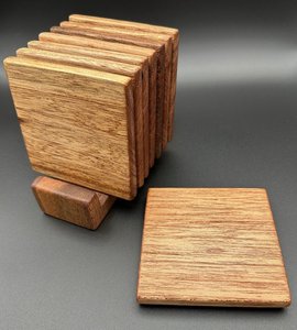 Posavasos de Madera Hechos a Mano (Juego de 4, 6 o 8) - Product Image 5