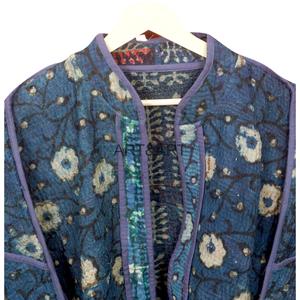 Handcrafted Traditional Indian Rajasthani <b>Kantha</b> Work Vintage Ethnic Full Sleeve Winter Wear Reversible <b>Jacket</b> Women - Product Image 6