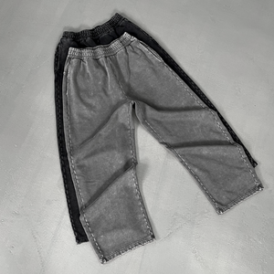 Pantalones Jogger para Hombre con Lavado Ácido, Estilo Casual Otoñal, Vintage, Deportivos, Tejidos, con Estampado Gráfico 3D, Servicio OEM - Product Image 1