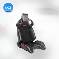 Siège de jeu Advanced Raptor, chaise de course ergonomique robuste inclinable, siège de bureau pivotant à dossier haut