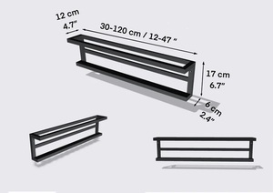 <b>Wall</b> Mounted <b>Shoe</b> Rack Compact <b>Storage</b> Organizer Space Saving Floating Design Strong Load Bearing Frame Modern Entryway Solution - Product Image 6
