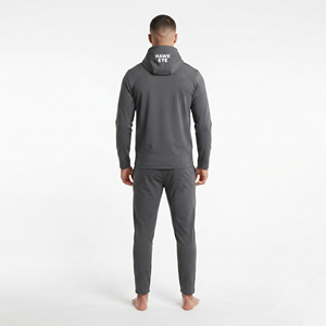 Top Quality Men's Nylon Polyester Tracksuit Full Zip Hoodie <b>Jacket</b> Jogger Set Custom <b>Reflective</b> Logo Wholesale Manufacturer - Product Image 5