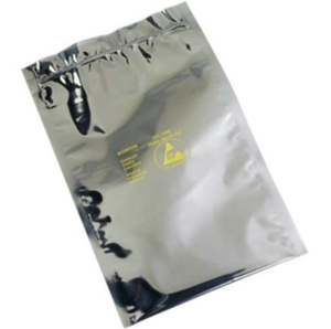 High-quality Anti-static Metalized CPE Zipper Plastic <b>Bags</b> with Hand Length Handle for Smart Electronics Rigid Packaging - Product Image 3