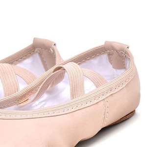 Chaussons de ballet en cuir PU souple, chaussures de danse pour filles, femmes, adultes et enfants, fabriqués au Pakistan, professionnels. - Product Image 6