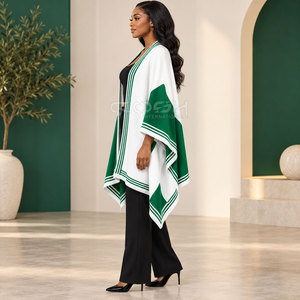 Ponchos et capes chauds d'hiver grande taille pour femmes Cosh International Sorority Sisterhood, châles et étoles surdimensionnés, pulls en cachemire - Product Image 3
