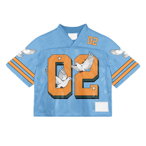 Fabricant sur mesure de t-shirts amples personnalisés, maillots de football et de basketball en mesh, 100% polyester, coupe régulière pour adultes, séchage rapide - Product Image 3