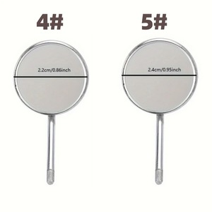 Juego de 12 piezas de cabezales desechables para espejo dental, cono de acero inoxidable con rodio, herramientas de odontología para cirugía endodóntica Ultra - Product Image 4