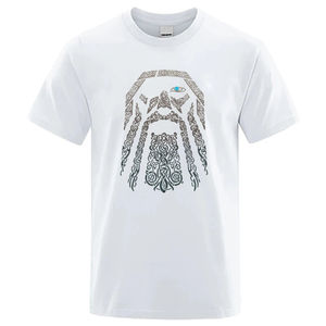 เสื้อยืดผู้ชายคุณภาพสูง ผ้าฝ้าย 100% พิมพ์ลายหลวมๆ สวมใส่สบายสำหรับฤดูร้อน แขนสั้น ลายตลก เสื้อยืดผู้ชาย เสื้อยืดชาย - Product Image 3