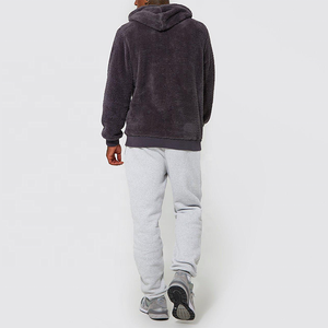 Chaquetas de Forro Polar Sherpa Sólidas para Hombre, Personalizadas OEM, Chaquetas Sherpa al por Mayor - Product Image 2