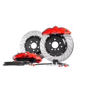 Kit de freinage automobile <span class=keywords><strong>bleu</strong></span> GT6 6 pistons, étriers électromécaniques intégrés 4 pistons pour <span class=keywords><strong>Jaguar</strong></span> F - Product Image 4