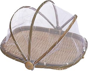 Plateau de fruits en bambou Rectangle naturel fait à la main du Vietnam avec couvercle panier de tente de service de nourriture en bambou tissé à la main plateau de service de nourriture - Product Image 6