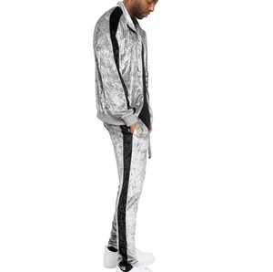 Breathable Unisex Winter Plus Size Track Suits Hoodie and Pants Set Velvet 2 Piece Embroidery - Product Image 5