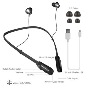 Auricolari Wireless V4.2 In-Ear Sportivi con Fascia Magnetica Resistente al Sudore, Cuffie Stereo per Stile di Vita Attivo - Product Image 5