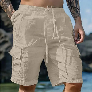 Pantalones Cortos Deportivos para Hombre, Holgados, Transpirables, Impermeables, de Secado Rápido, para Playa, Ropa Urbana, Deportes, Casual, Correr - Product Image 3