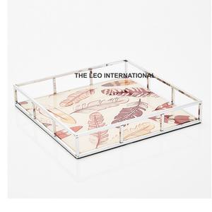 Plateau Rond de Luxe Contemporain et Créatif pour Snacks aux Fruits Séchés, Ingrédients et Assaisonnements – Idéal pour Toutes les Saisons - Product Image 3