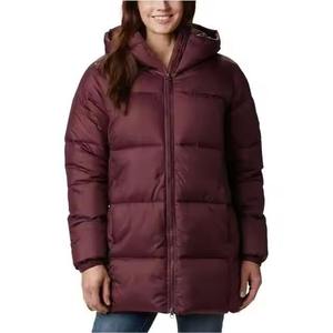 Chaqueta Acolchada con Capucha para Mujer, Elegante, Cálida para Invierno, Estilo Urbano, Transpirable, de Lona de Alta Calidad - Product Image 2