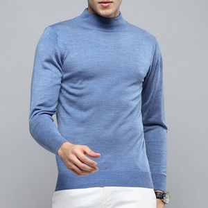 T-shirt thermique à col montant pour homme OEM, manches longues, couche de base pour l'hiver et les activités de plein air - Product Image 2