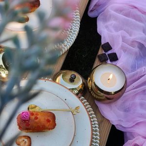 Gold Metal Candle <b>Jar</b> with Lid <b>Decorative</b> Candle Holder Luxury Scented Candle Container Home Decor Gift - Product Image 3