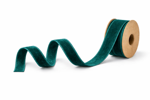 ริบบิ้นกำมะหยี่เนื้อนุ่มแบบทอ ขนาด 8 มม. ยี่ห้อเนลกามัล อินดัสทรีส์  ทนต่อการหดตัวด้านเดียว ผลิตจากโพลีเอสเตอร์ 100% สำหรับตกแต่งและห่อของขวัญ - Product Image 3