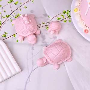 แม่พิมพ์ซิลิโคนรูปเต่าสำหรับทำเค้กมูสช็อกโกแลต เทียน และฟองดองต์ - Product Image 3