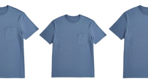 Camiseta básica sólida con bolsillo para hombre, manga corta, cuello, Color personalizado, 100% algodón, alta calidad, venta al por mayor, precio razonable, tejido - Product Image 4